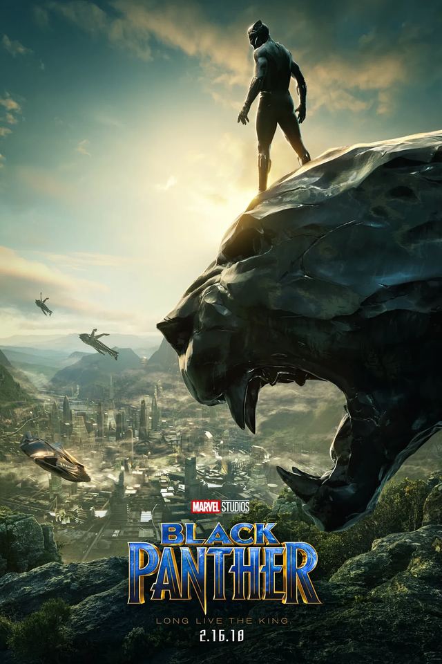 Black Panther (2018) poster — Marvel movie